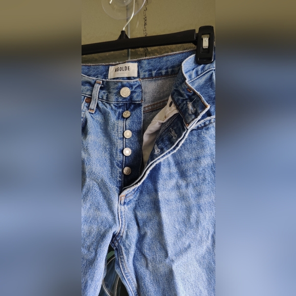 Agolde Women's Button Down Denim Jeans Size 24 - Picture 4 of 7